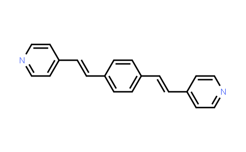 CAS No. 3095-81-6, 1,4-Bis(2-(pyridin-4-yl)vinyl)benzene