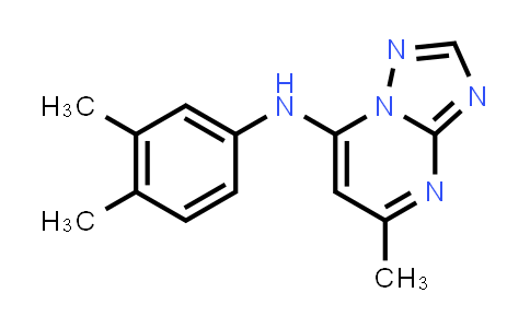 CAS No. 309738-86-1, N-(3,4-Dimethylphenyl)-5-methyl-[1,2,4]triazolo[1,5-a]pyrimidin-7-amine