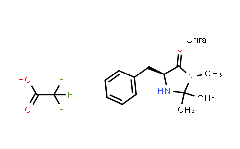 CAS No. 309918-53-4, (S)-5-Benzyl-2,2,3-trimethylimidazolidin-4-one 2,2,2-trifluoroacetate