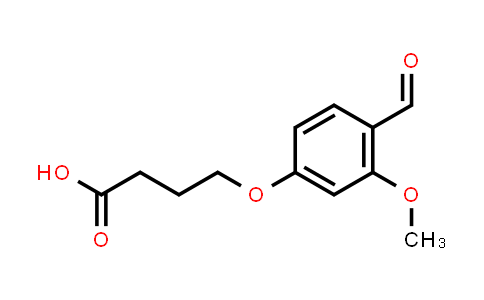 CAS No. 309964-23-6, 4-(4-Formyl-3-methoxyphenoxy)butanoic acid