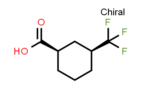 CAS No. 31003-70-0, (1R,3S)-3-(Trifluoromethyl)cyclohexane-1-carboxylic acid
