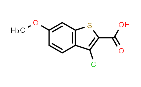 CAS No. 310390-60-4, 3-Chloro-6-methoxy-1-benzothiophene-2-carboxylic acid