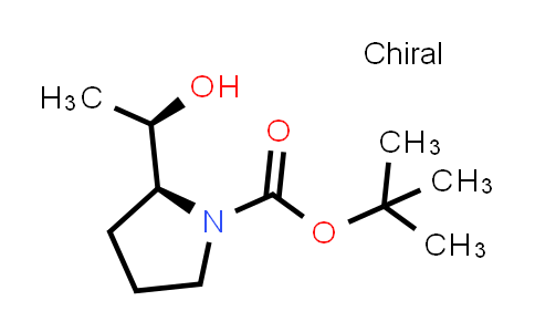 CAS No. 310450-41-0, tert-Butyl (2S)-2-[(1R)-1-hydroxyethyl]pyrrolidine-1-carboxylate