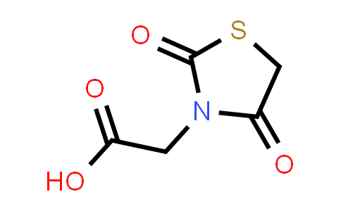 CAS No. 31061-24-2, 2-(2,4-Dioxothiazolidin-3-yl)acetic acid