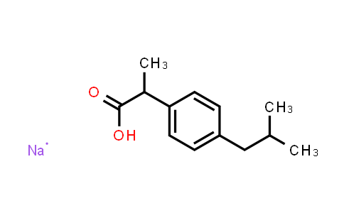CAS No. 31121-93-4, Ibuprofen (sodium)