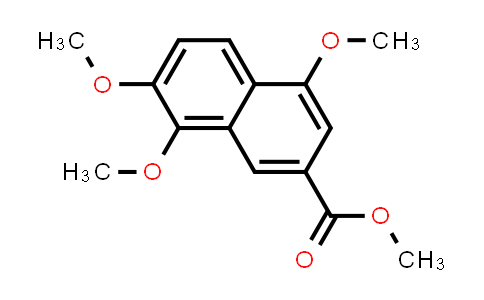 CAS No. 31206-86-7, 2-Naphthalenecarboxylic acid, 4,7,8-trimethoxy-, methyl ester