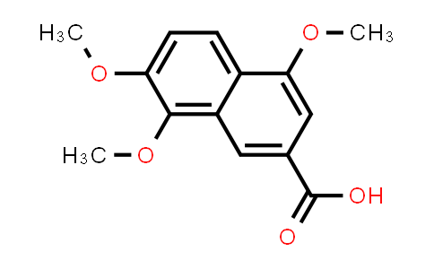 CAS No. 31206-87-8, 2-Naphthalenecarboxylic acid, 4,7,8-trimethoxy-