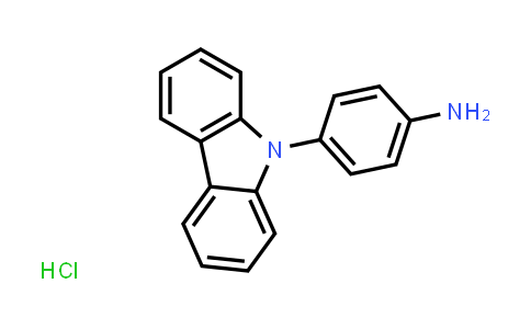 CAS No. 312700-07-5, 4-(9H-Carbazol-9-yl)aniline hydrochloride