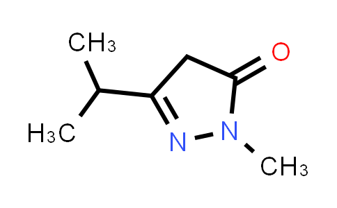 CAS No. 31272-05-6, 5-Isopropyl-2-methyl-2,4-dihydro-3H-pyrazol-3-one