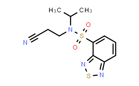 CAS No. 312742-08-8, N-(2-Cyanoethyl)-N-isopropylbenzo[c][1,2,5]thiadiazole-4-sulfonamide