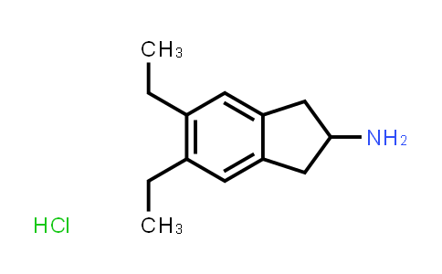 CAS No. 312753-53-0, 5,6-Diethyl-2,3-dihydro-1H-inden-2-amine hydrochloride
