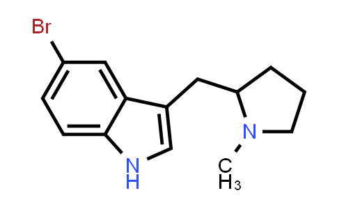CAS No. 312949-16-9, 5-Bromo-3-((1-methylpyrrolidin-2-yl)methyl)-1H-indole