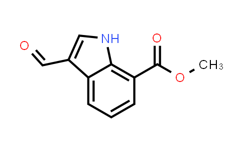 CAS No. 312973-24-3, Methyl 3-formyl-1H-indole-7-carboxylate