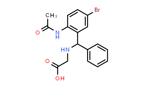 CAS No. 313226-04-9, ((2-Acetamido-5-bromophenyl)(phenyl)methyl)glycine