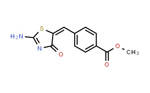 CAS No. 313226-11-8, Methyl 4-[(2-amino-4-oxo-1,3-thiazol-5(4H)-ylidene)methyl]benzoate
