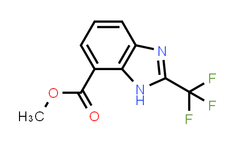 CAS No. 313278-92-1, methyl 2-(trifluoromethyl)-1H-benzo[d]imidazole-7-carboxylate