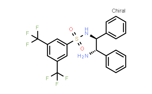 CAS No. 313342-22-2, N-[(1S,2S)-2-Amino-1,2-diphenylethyl]-3,5-bis(trifluoromethyl)benzenesulfonamide