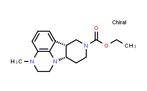 CAS No. 313369-26-5, Ethyl (6bR,10aS)-3-methyl-2,3,6b,9,10,10a-hexahydro-1H-pyrido[3',4':4,5]pyrrolo[1,2,3-de]quinoxaline-8(7H)-carboxylate