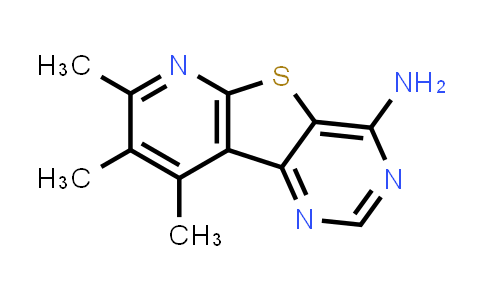 CAS No. 313375-55-2, 2,​3,​4-​Trimethyl-​9-​thia-​1,​5,​7-​triaza-​fluoren-​8-​ylamine