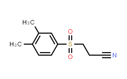 CAS No. 313534-70-2, 3-[(3,4-Dimethylphenyl)sulfonyl]propanenitrile