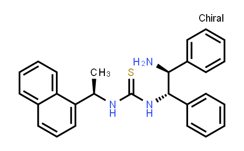 CAS No. 313695-70-4, N-[(1S,2S)-2-Amino-1,2-diphenylethyl]-N'-[(1R)-1-(1-naphthalenyl)ethyl]thiourea
