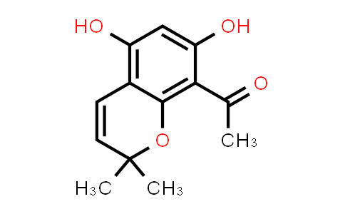 CAS No. 31380-14-0, 1-(5,7-Dihydroxy-2,2-dimethyl-2H-chromen-8-yl)ethanone