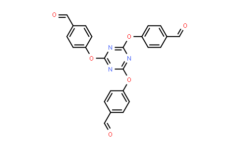 CAS No. 3140-75-8, 4,4′,4″-((1,3,5-Triazine-2,4,6-triyl)tris(oxy))tribenzaldehyde