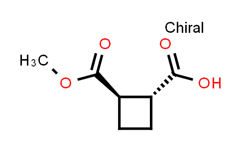 CAS No. 31420-60-7, trans-2-(Methoxycarbonyl)cyclobutane-1-carboxylic acid