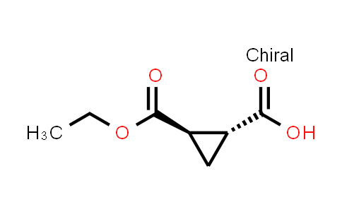 CAS No. 31420-66-3, trans-2-(Ethoxycarbonyl)cyclopropanecarboxylic acid