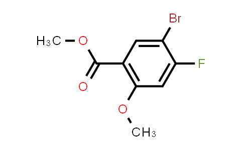CAS No. 314298-22-1, Methyl 5-bromo-4-fluoro-2-methoxybenzoate