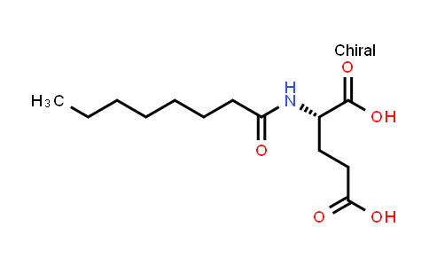 CAS No. 31462-07-4, Capryloyl glutamic acid