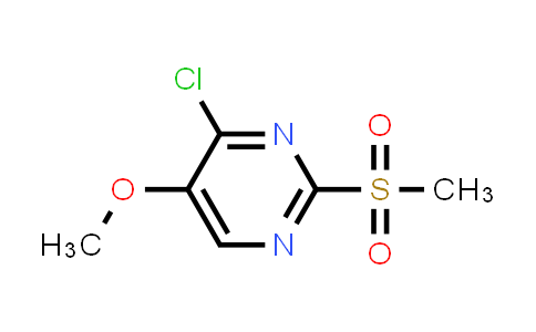 CAS No. 31464-64-9, 4-Chloro-5-methoxy-2-methylsulfonylpyrimidine