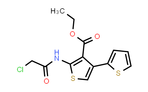 CAS No. 315676-33-6, Ethyl 5'-(2-chloroacetamido)-[2,3'-bithiophene]-4'-carboxylate