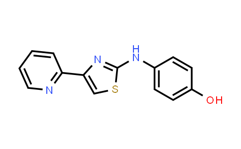 CAS No. 315702-79-5, 4-((4-(Pyridin-2-yl)thiazol-2-yl)amino)phenol