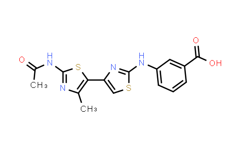 CAS No. 315705-81-8, 3-((2'-Acetamido-4'-methyl-[4,5'-bithiazol]-2-yl)amino)benzoic acid