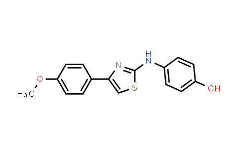 CAS No. 315707-07-4, 4-((4-(4-Methoxyphenyl)thiazol-2-yl)amino)phenol