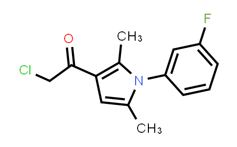 CAS No. 315710-85-1, 2-Chloro-1-[1-(3-fluorophenyl)-2,5-dimethyl-1H-pyrrol-3-yl]ethanone