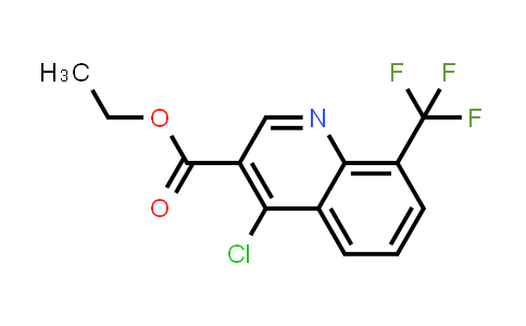 CAS No. 31602-11-6, 4-Chloro-8-(trifluoromethyl)quinoline-3-carboxylic acid ethyl ester