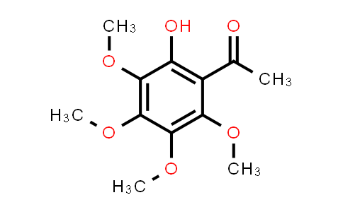 CAS No. 3162-28-5, 1-(2-Hydroxy-3,4,5,6-tetramethoxyphenyl)ethan-1-one