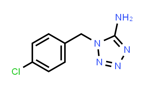 CAS No. 31694-94-7, 1H-Tetrazol-5-amine, 1-[(4-chlorophenyl)methyl]-
