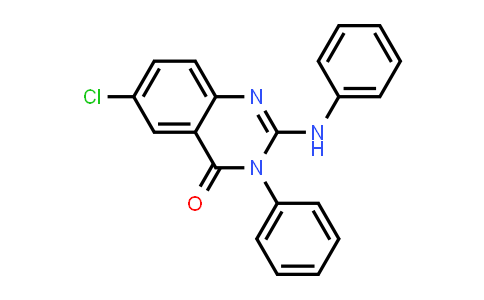 CAS No. 31730-55-9, 6-Chloro-3-phenyl-2-(phenylamino)quinazolin-4(3H)-one
