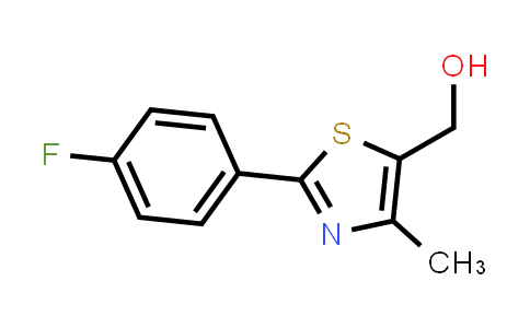 CAS No. 317319-23-6, [2-(4-Fluorophenyl)-4-methyl-1,3-thiazol-5-yl]methanol