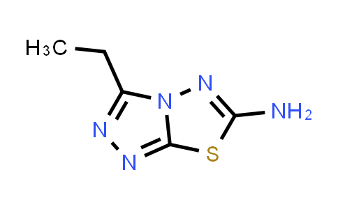 CAS No. 3176-52-1, 3-Ethyl-[1,2,4]triazolo[3,4-b][1,3,4]thiadiazol-6-amine