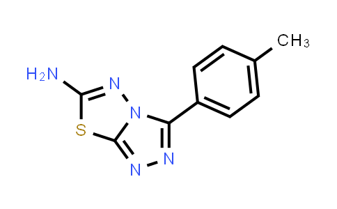 CAS No. 3176-55-4, 3-(p-tolyl)-[1,2,4]Triazolo[3,4-b][1,3,4]thiadiazol-6-amine