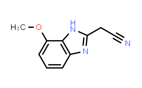 CAS No. 317817-41-7, 2-(7-methoxy-1H-benzo[d]imidazol-2-yl)acetonitrile