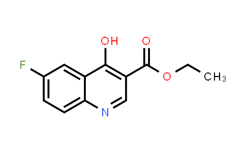 CAS No. 318-35-4, Ethyl 6-fluoro-4-hydroxyquinoline-3-carboxylate