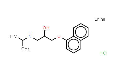 CAS No. 318-98-9, Propranolol (hydrochloride)