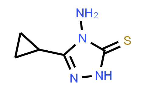 CAS No. 31821-73-5, 4-Amino-5-cyclopropyl-2,4-dihydro-3H-1,2,4-triazole-3-thione
