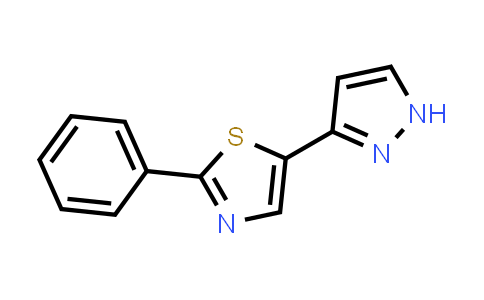 CAS No. 318234-44-5, 2-Phenyl-5-(1H-pyrazol-3-yl)-1,3-thiazole