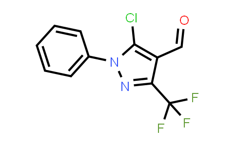 CAS No. 318288-78-7, 5-Chloro-1-phenyl-3-(trifluoromethyl)pyrazole-4-carbaldehyde